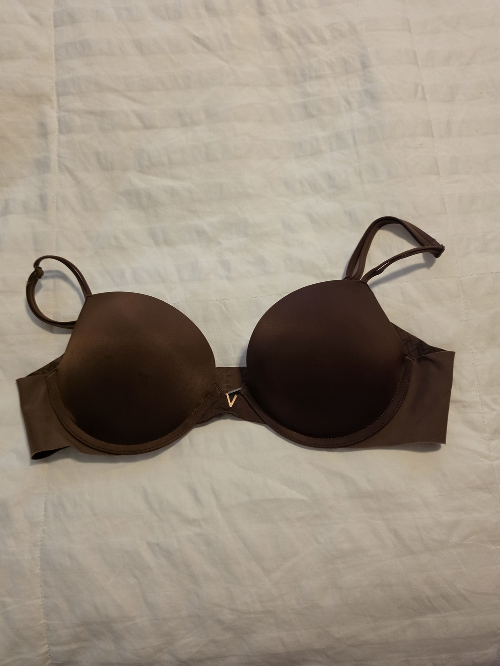 Victoria's Secret Smooth Molded T-Shirt Bra - Chocolate Brown